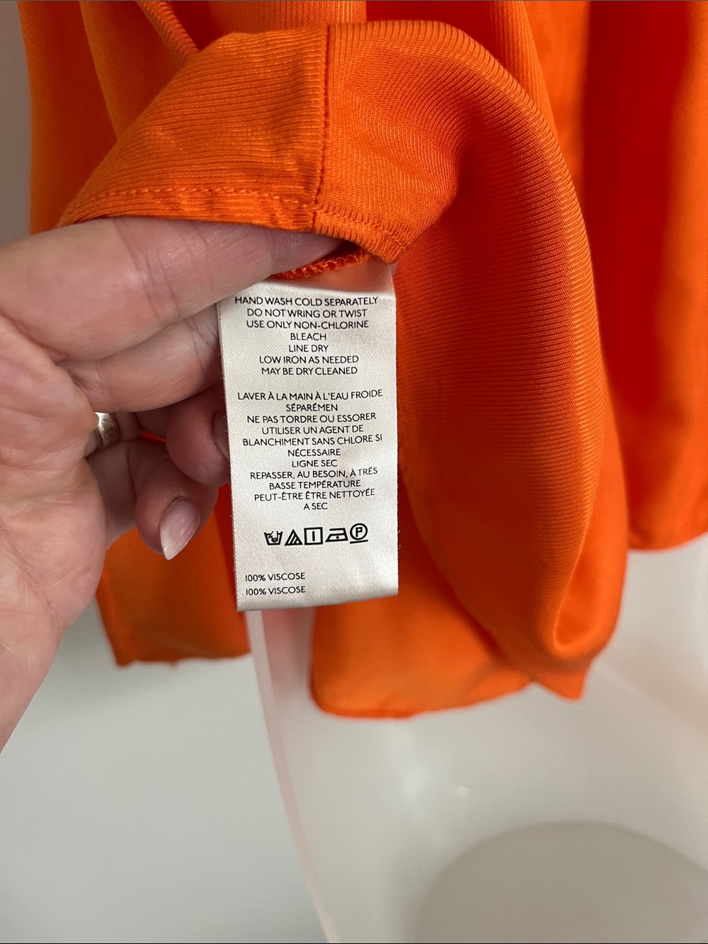 Maeve Bright Orange Spaghetti-Strap Cami - Picture 7 of 8